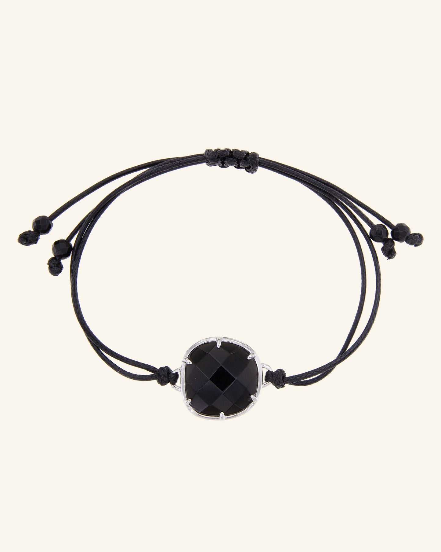 Byzantium Silver Onyx Bracelet