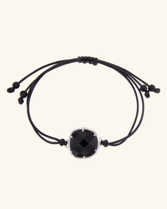 Pulsera Bizancio Plata Ónix