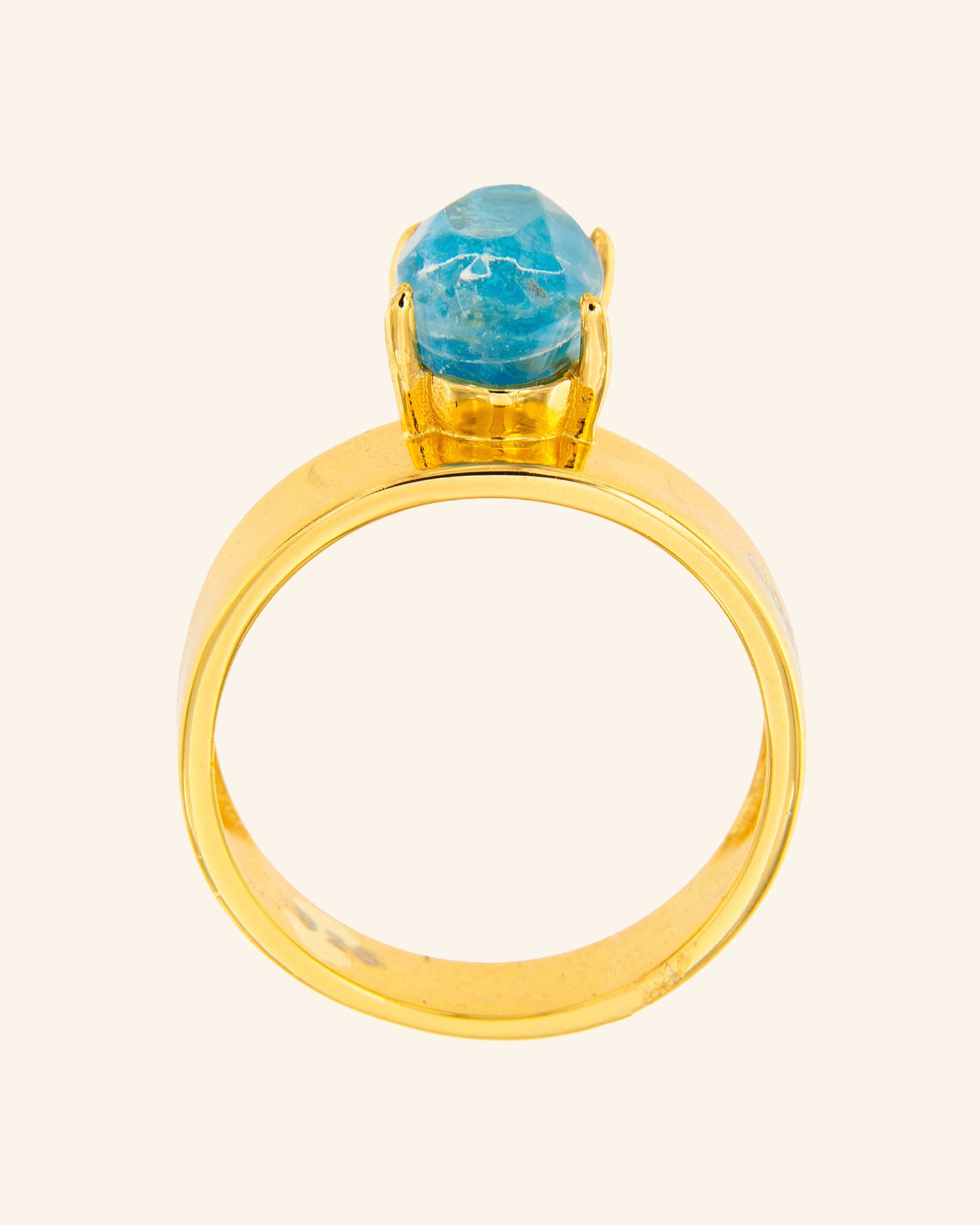 Gabo Ring with Apatite