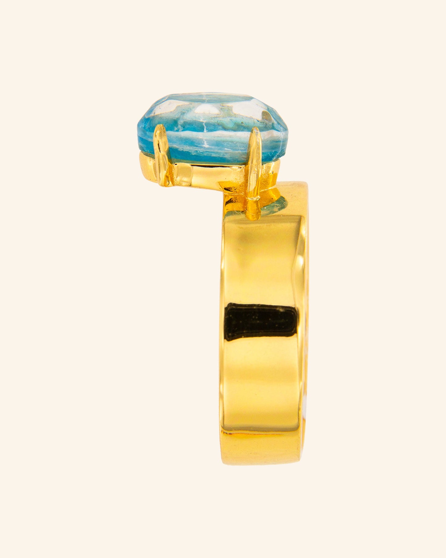Gabo Ring with Apatite