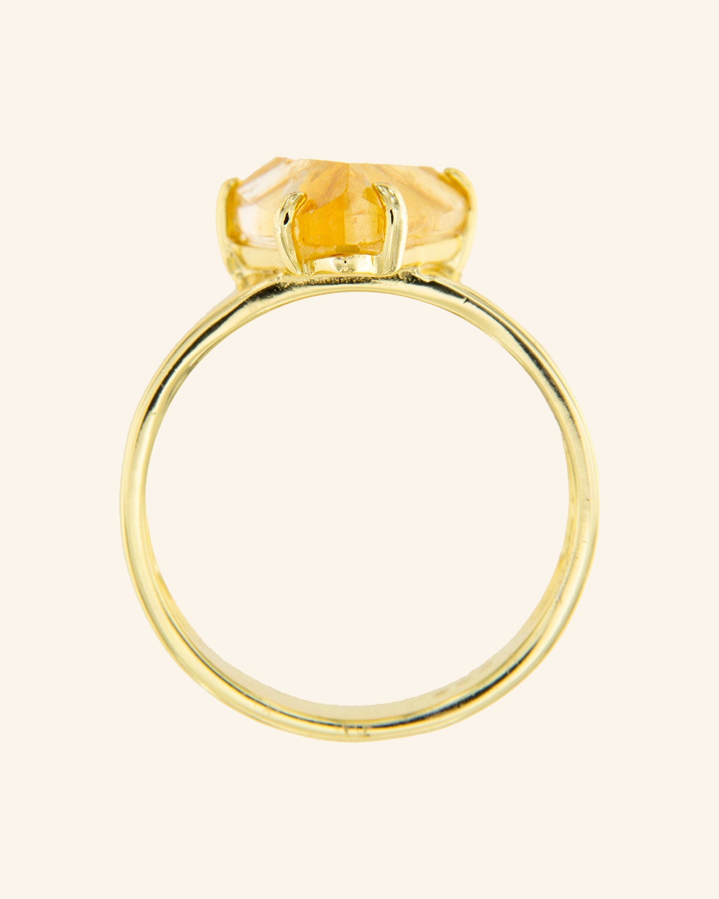 Gabo Ring with Citrine