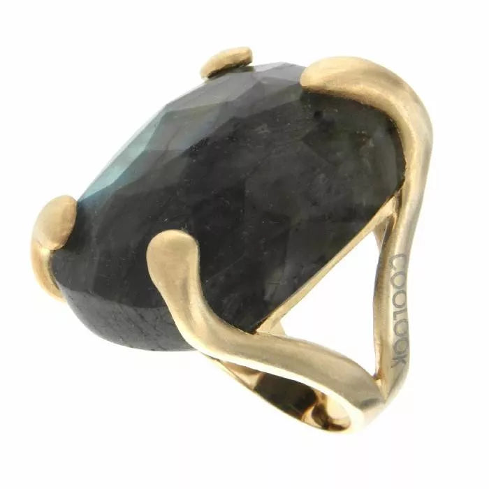 Munda ring with labradorite