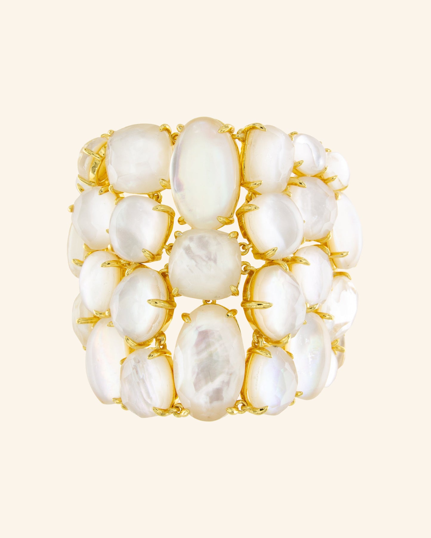 Liberis bracelet with white mother-of-pearl