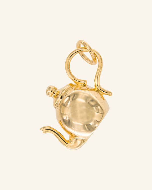 Gold Kettle Pendant