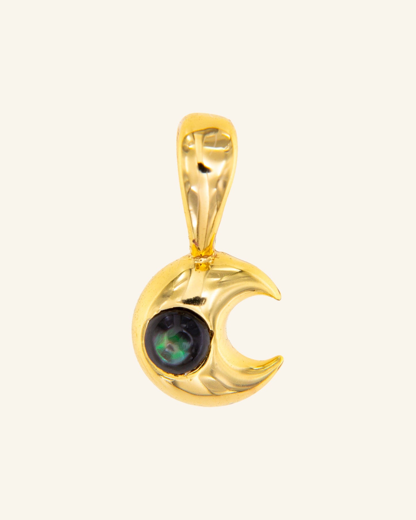 Moon Orbit Pendant with black mother of pearl
