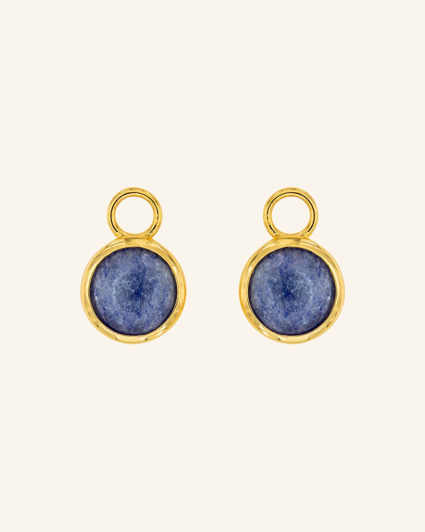 Pluvia pendants with blue quartz