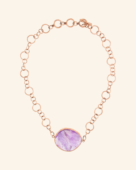 Fortune Necklace with Amethyst