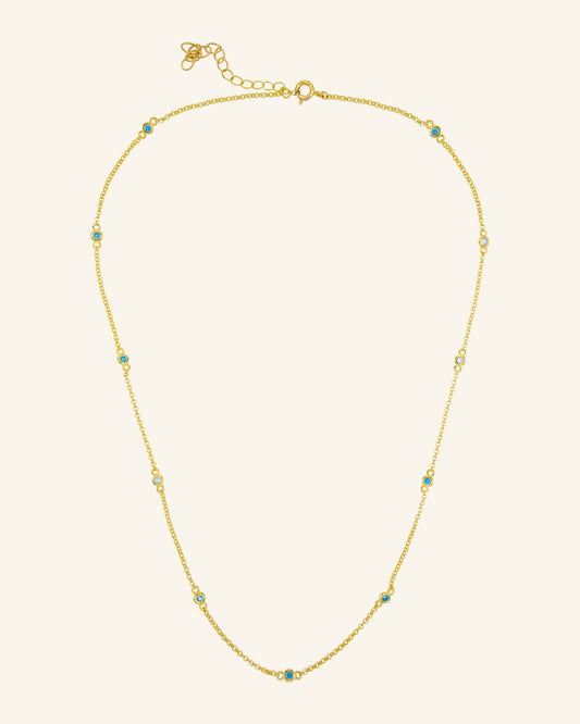 Collar Robinson azul 45 + 5