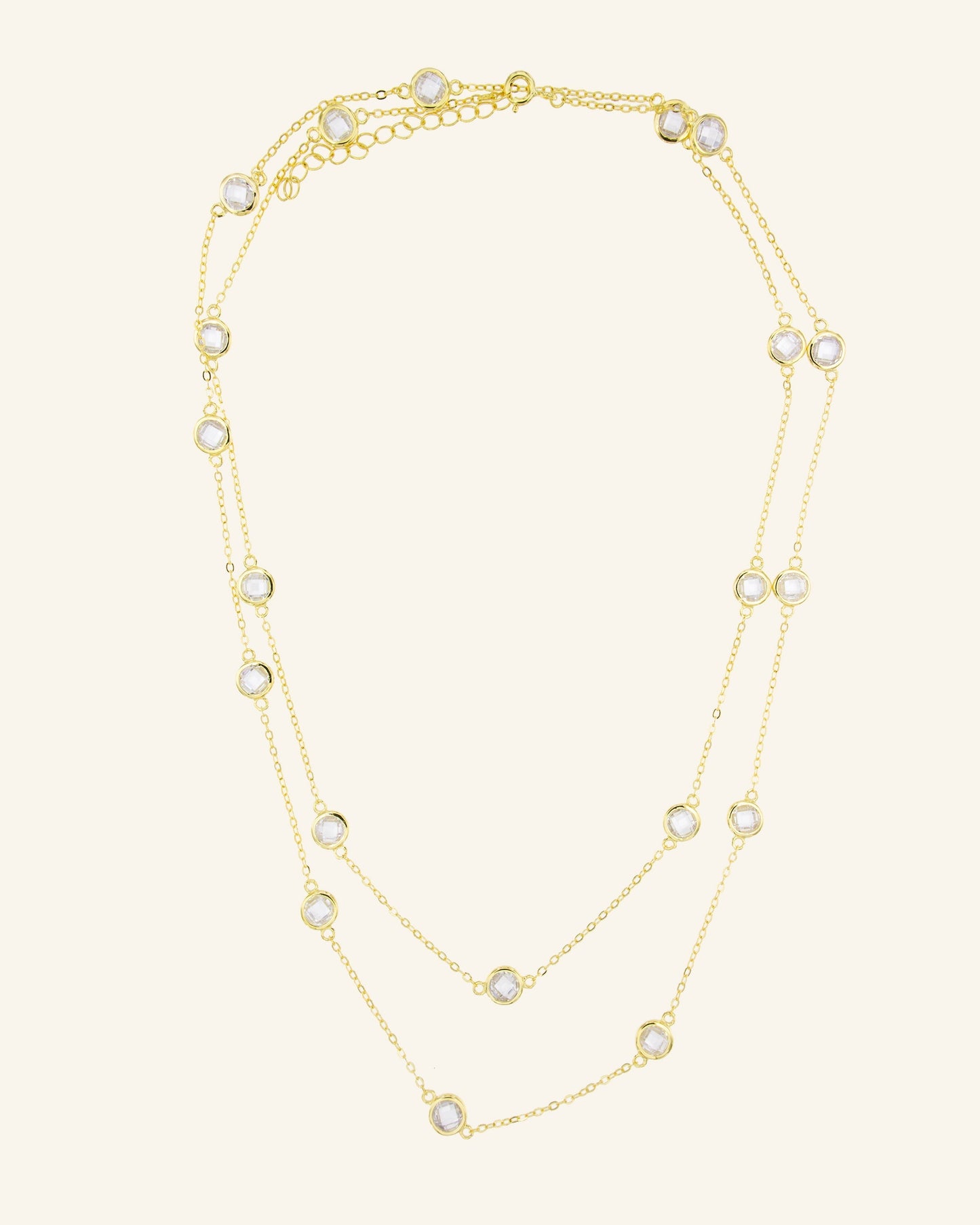 Sirius Large Colorless Quartz Necklace