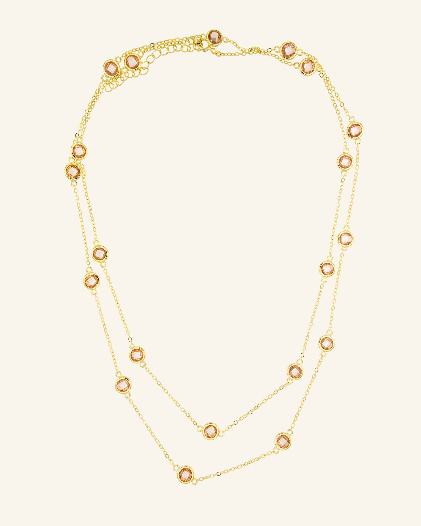 Sirius Large Orange Necklace