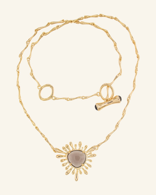 Sun Necklace with Smoke
