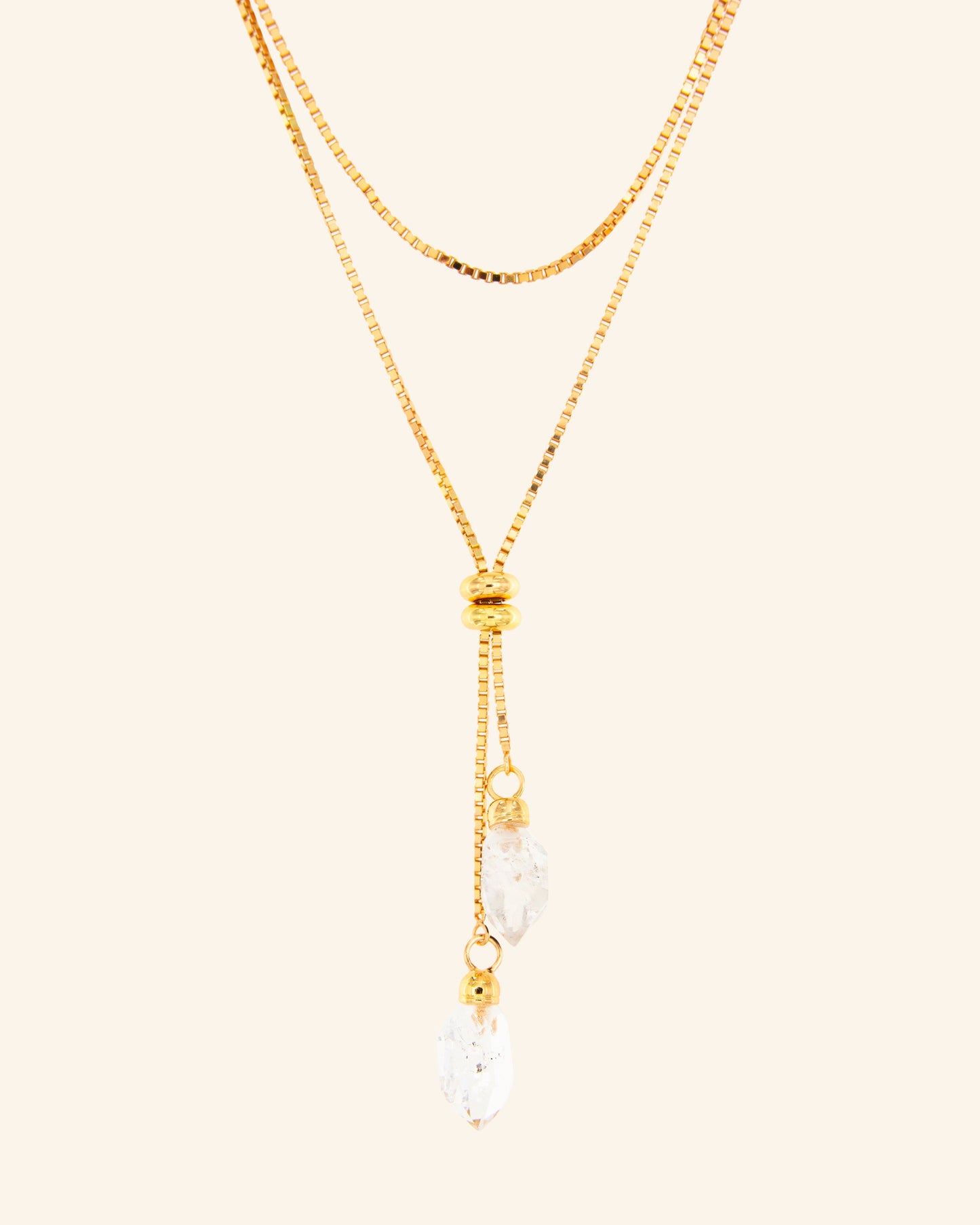 Syl Herkimer Quartz Necklace 
