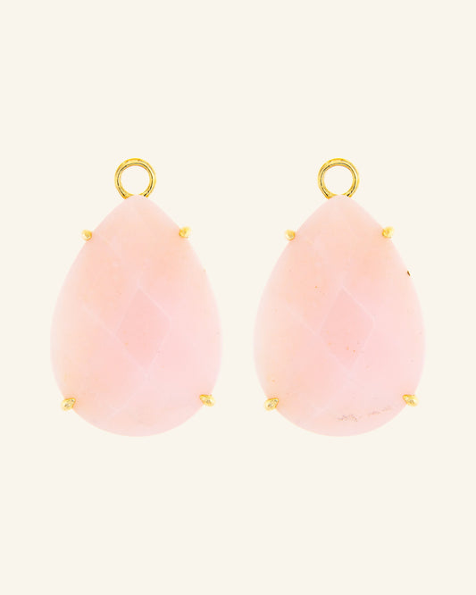 Athos tears with pink opal 