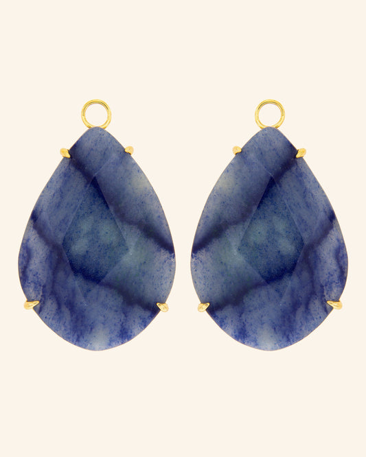 Panghi tears with blue quartz