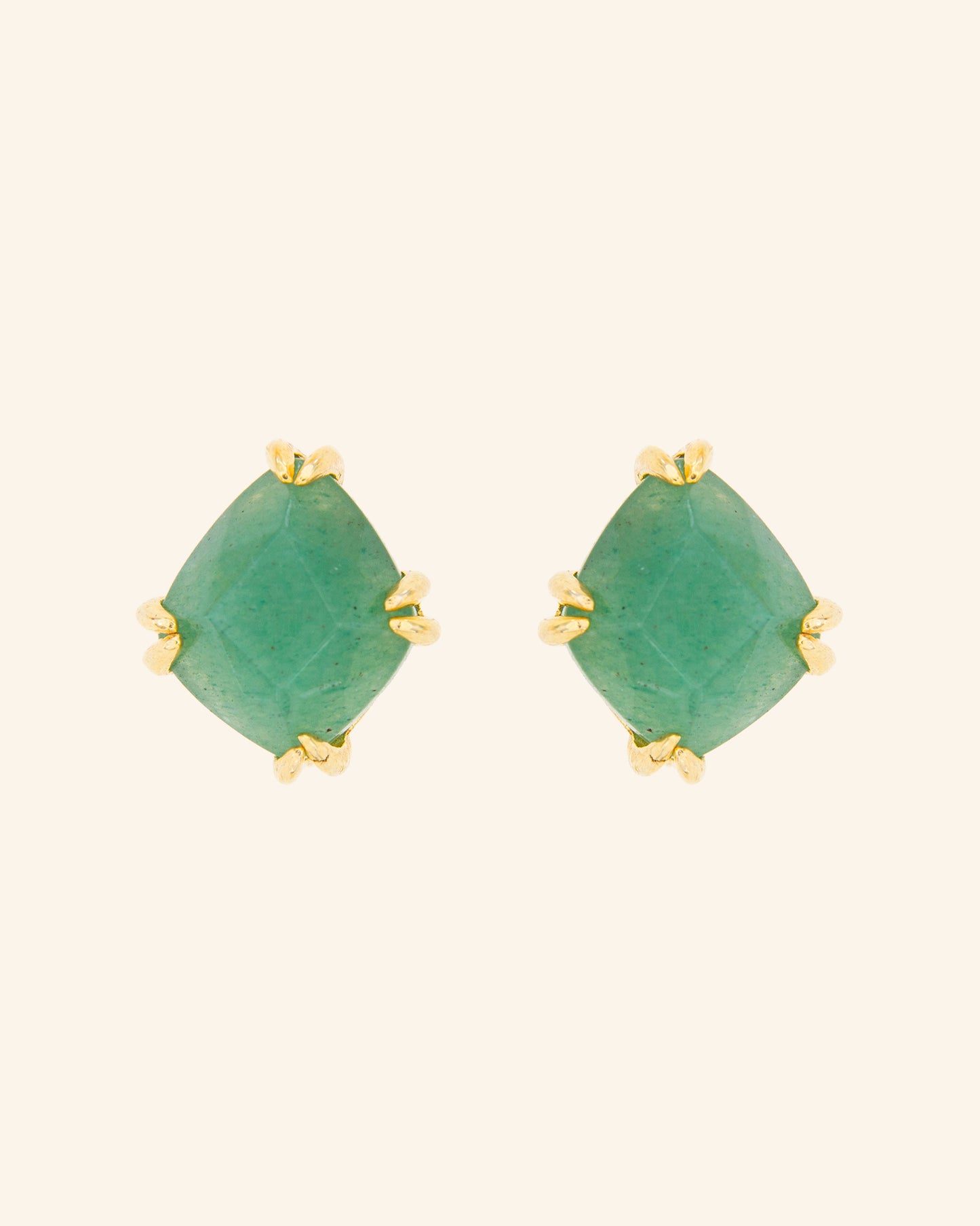 Candy Tail earrings with aventurine