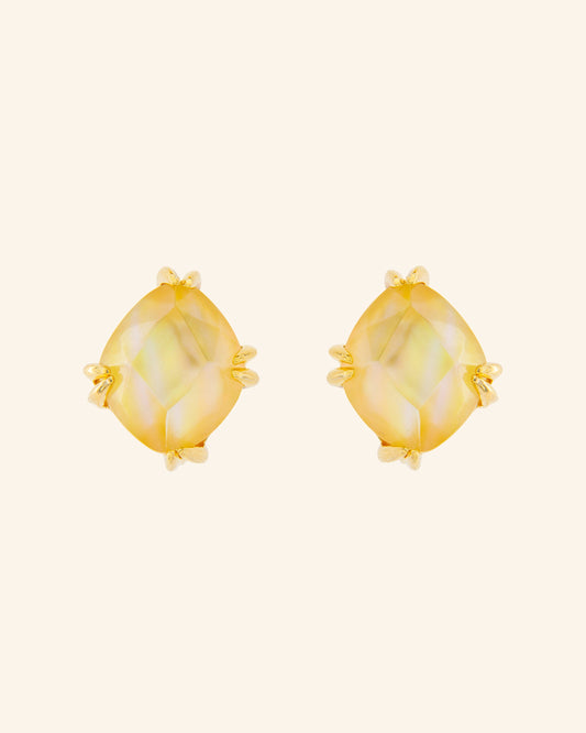 Candy Tail earrings with golden mother of pearl