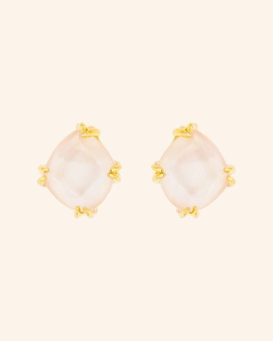 Candy Tail earrings with pink mother of pearl