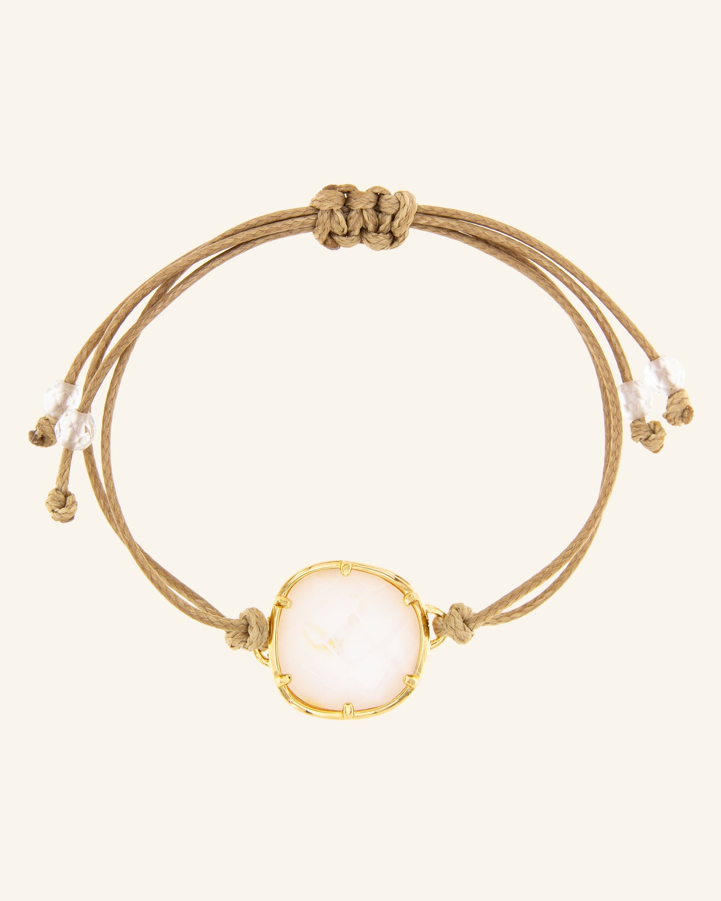 Byzantium Bracelet with Rose Quartz