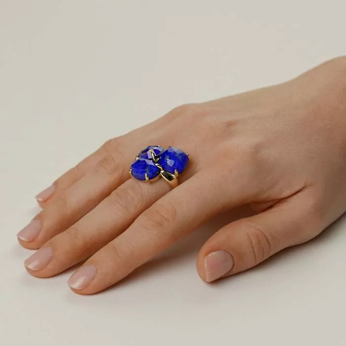 Kraz ring with lapis lazuli