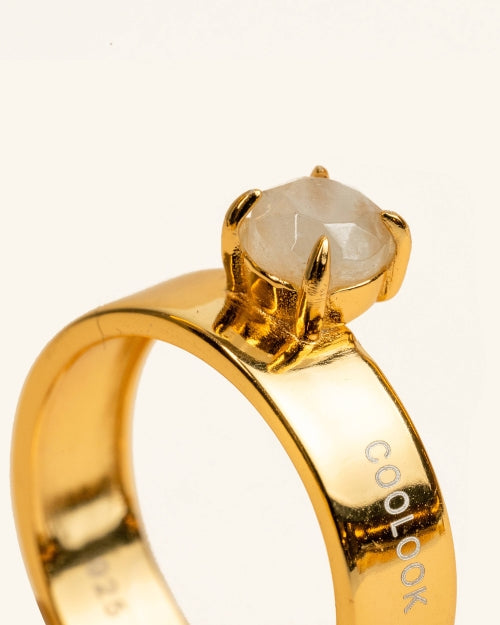 Gabo Ring with Aquamarine