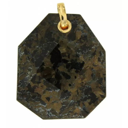 Asteroid pendant with bronzite