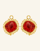 Colgantes Sol Coral Rojo