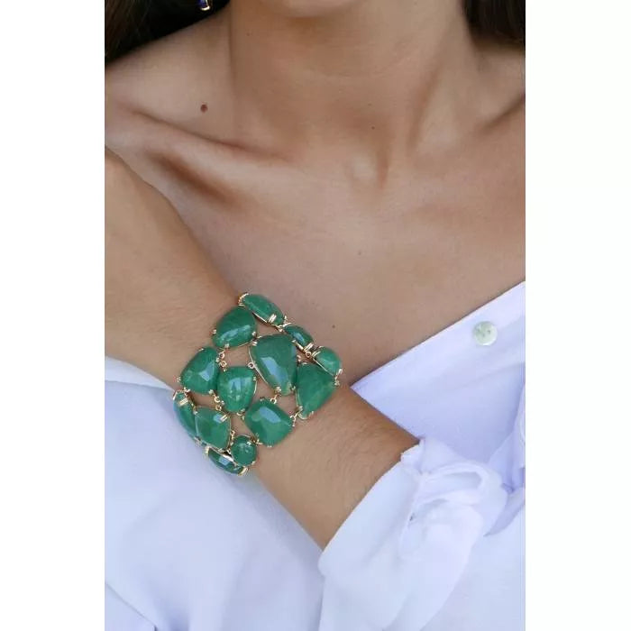 Anubis bracelet with aventurine