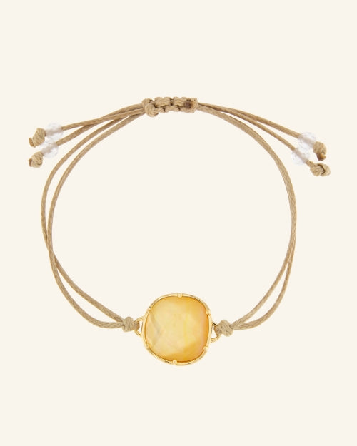 Byzantium Bracelet with Golden Mother of Pearl